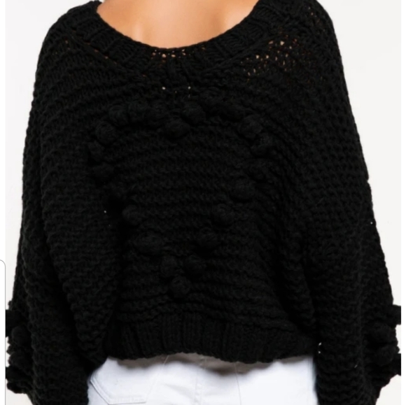 🦃SalePOL handcrochet Heart Bauble sleeve sweater! - Picture 2 of 4